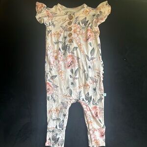 Posh Peanut Floral Romper